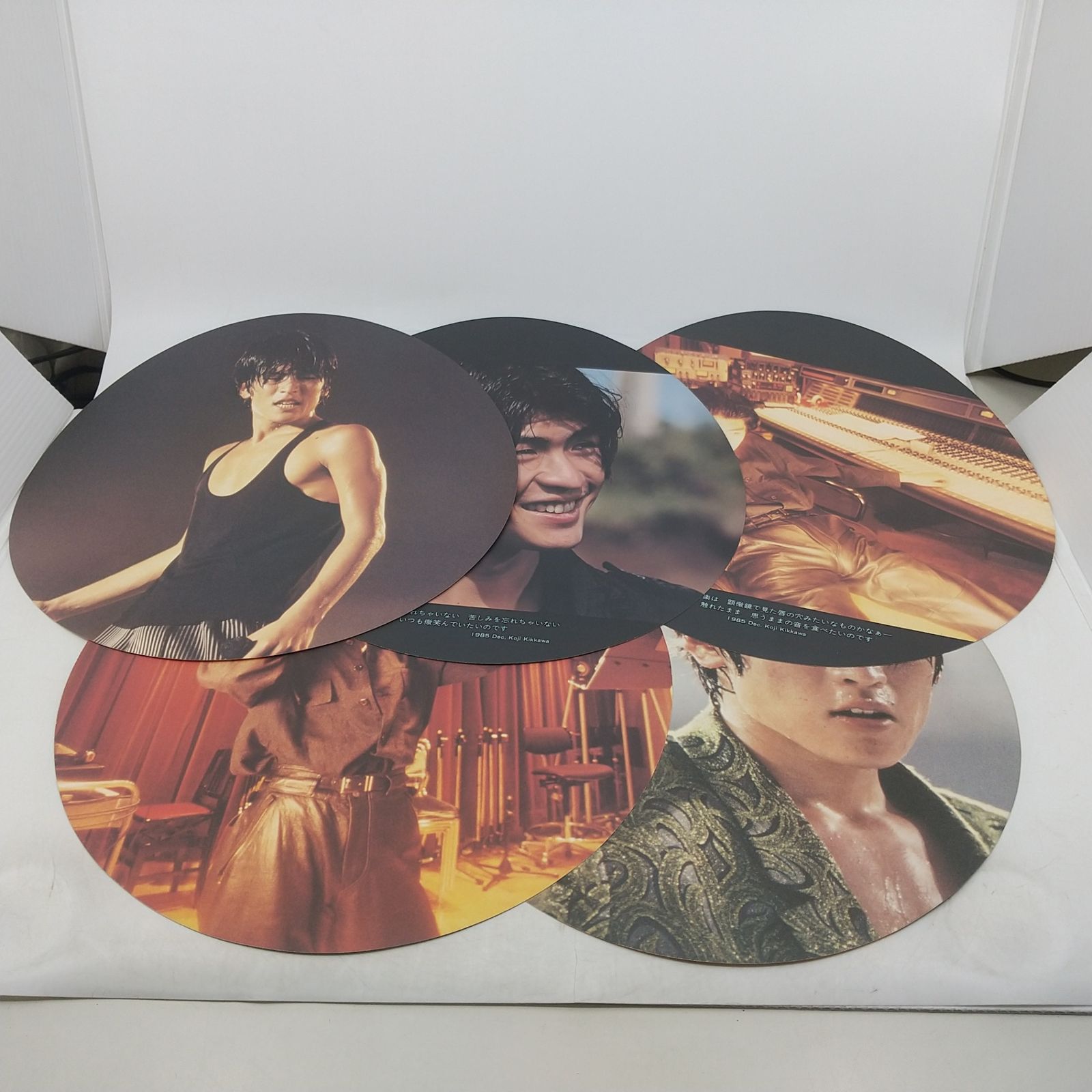 超レア 　超貴重 吉川晃司 1985 〜6ツアーパンフレット 6冊セット 仮説! 吉川晃司'86 1986年 LPサイズツアーパンフレット 2605LXth10
