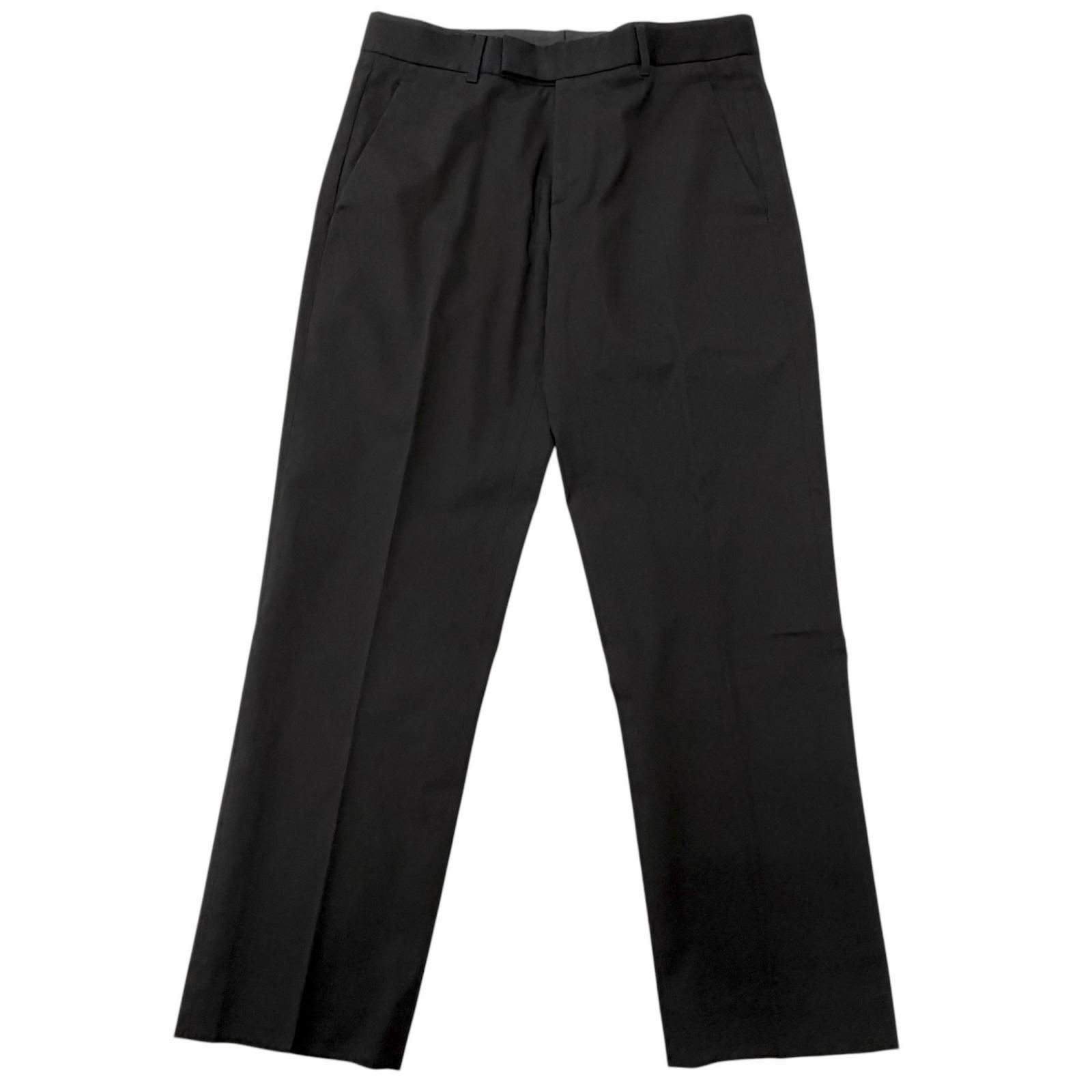 【ドンドン見直し】美品□DIOR ディオール オム 513C105A6473 トラウザーズパンツ スラックス ブラック 46 イタリア製 正規品 メンズ