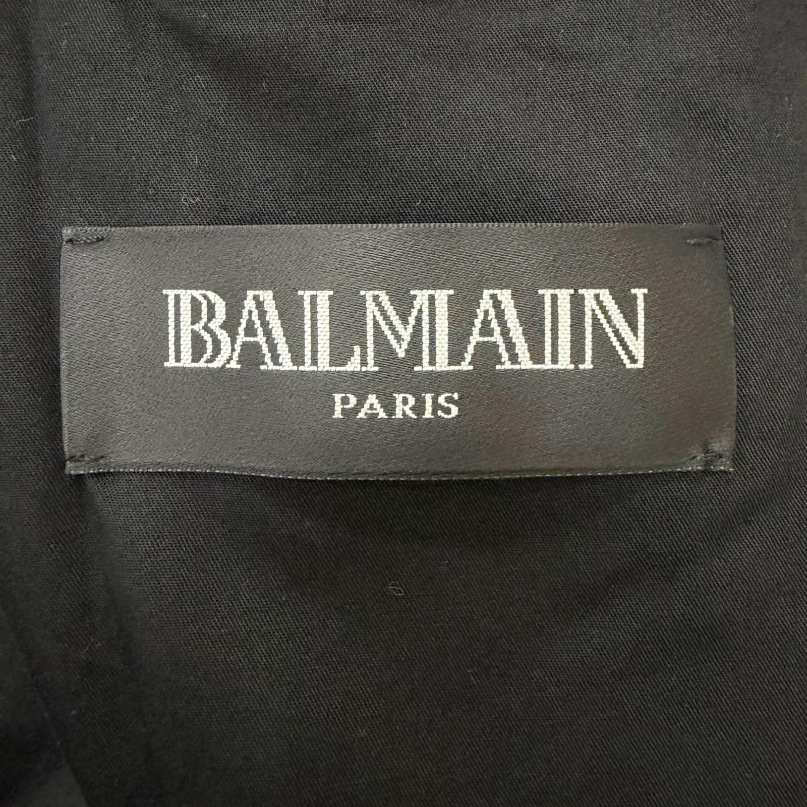 ドンドン見直し】美品□BALMAIN バルマン W5HC895D154 ラムスキン
