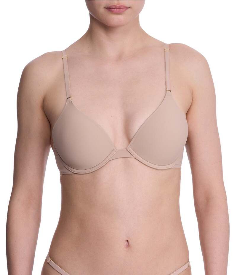 ナトリ レディース アンダーウェア ブラジャー Tシャツ Natori Verge Convertible Plunge TShirt Bra Cafe