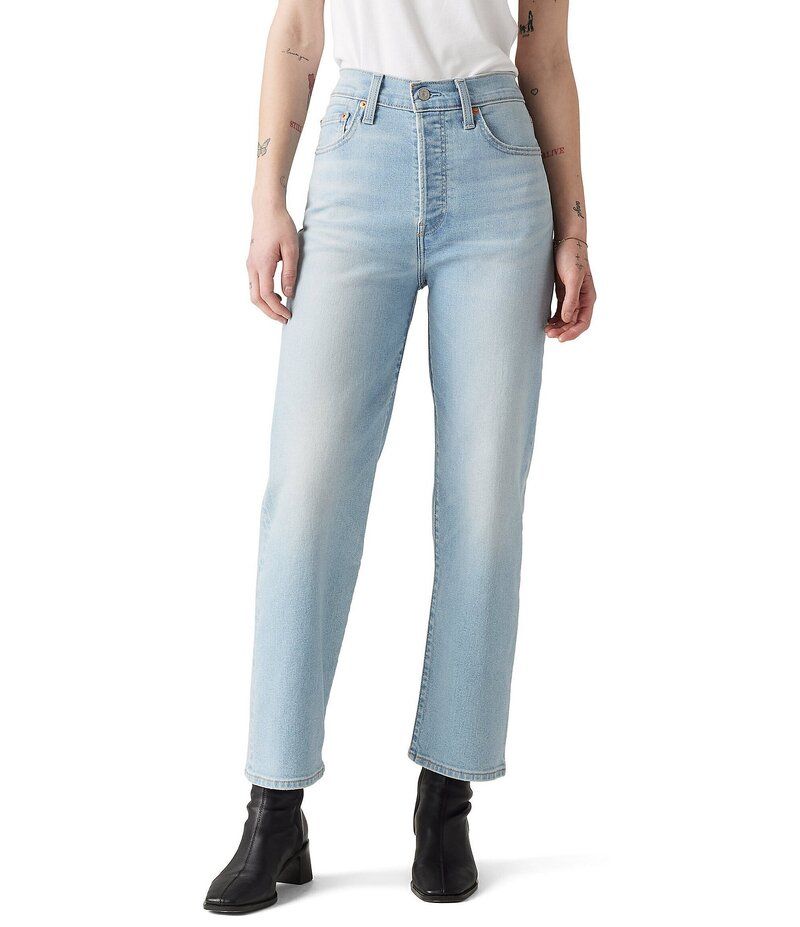 リーバイス レディース ボトムス デニムパンツ ストレート アンクル ジーンズ LevisR Ribcage Straight Leg Ankle Jeans Once In A While