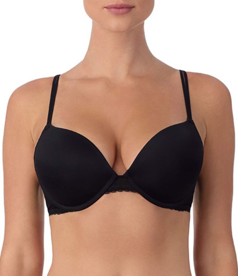 モダン ムーブメント レディース アンダーウェア ブラジャー レース Modern Movement Lace Wing Push Up Bra Black ブラック