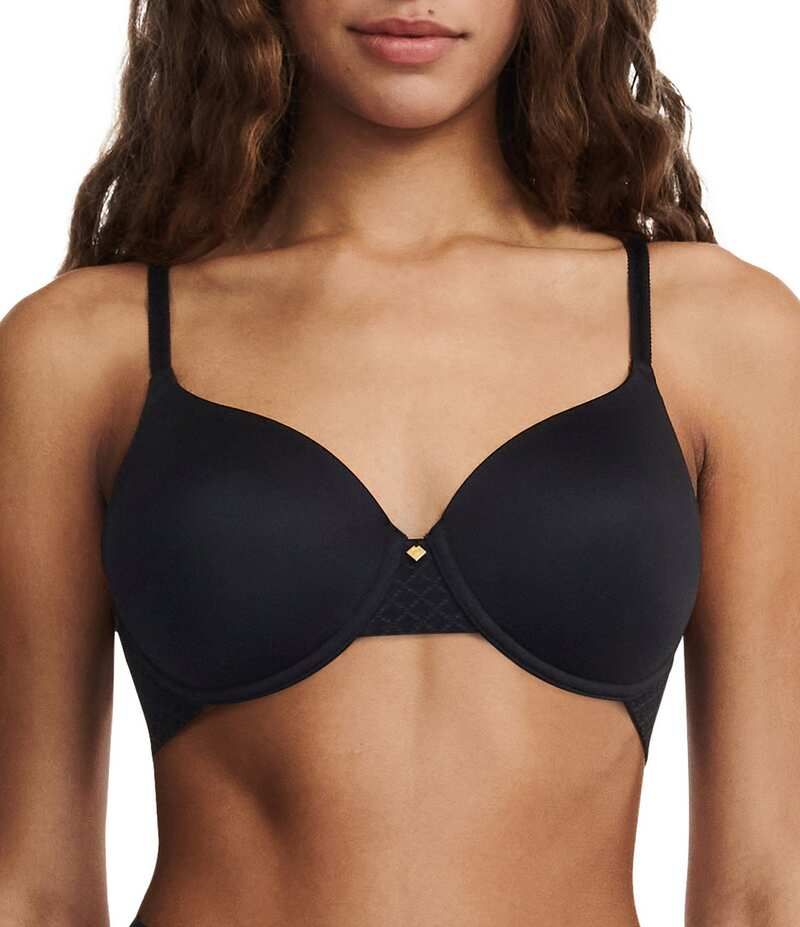シャントル レディース アンダーウェア ブラジャー Tシャツ Chantelle Norah Contour Full Coverage Underwire TShirt Bra Black ブラック