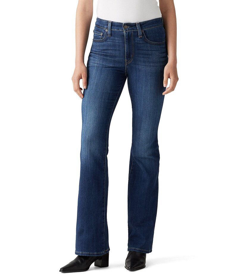リーバイス レディース ボトムス デニムパンツ ジーンズ LevisR 726 High Rise Flare Jeans Dark Indigo インディゴ