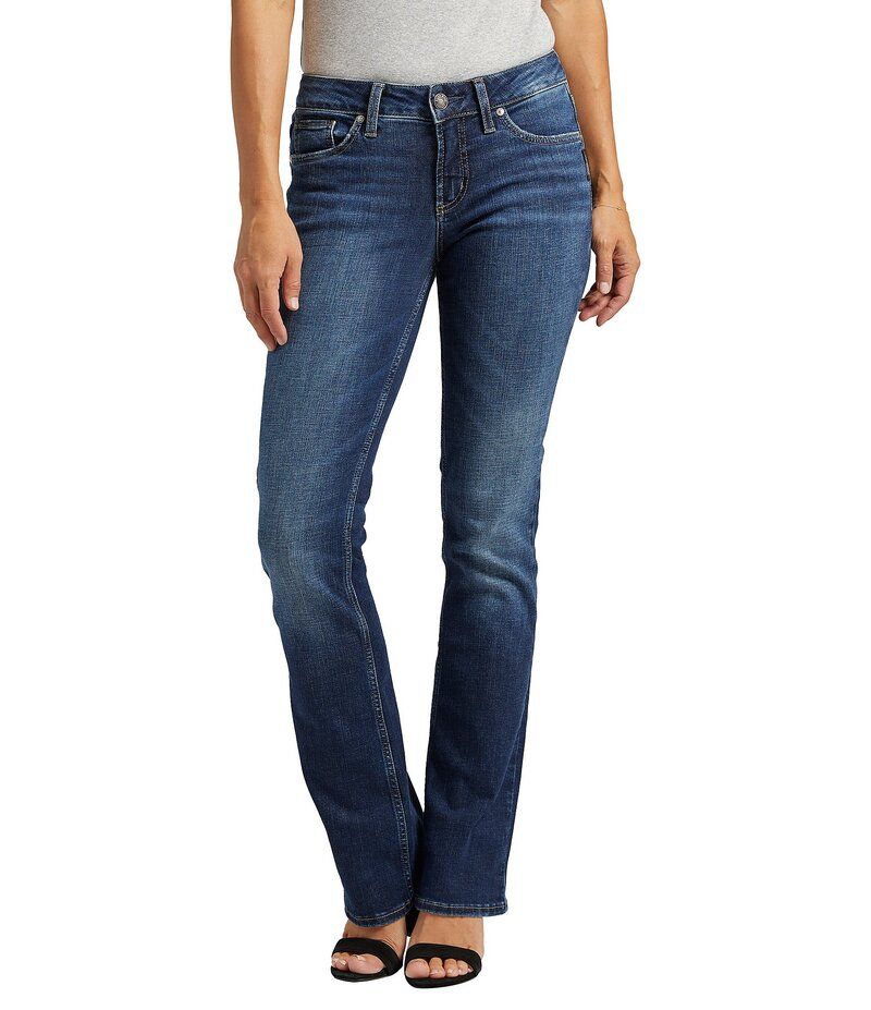 シルバー ジーンズ レディース ボトムス デニムパンツ スリムフィット ブーツカット ブーツ Silver Jeans Co Suki Super Stretch Slim Fit Bootcut Jeans Indigo インディゴ