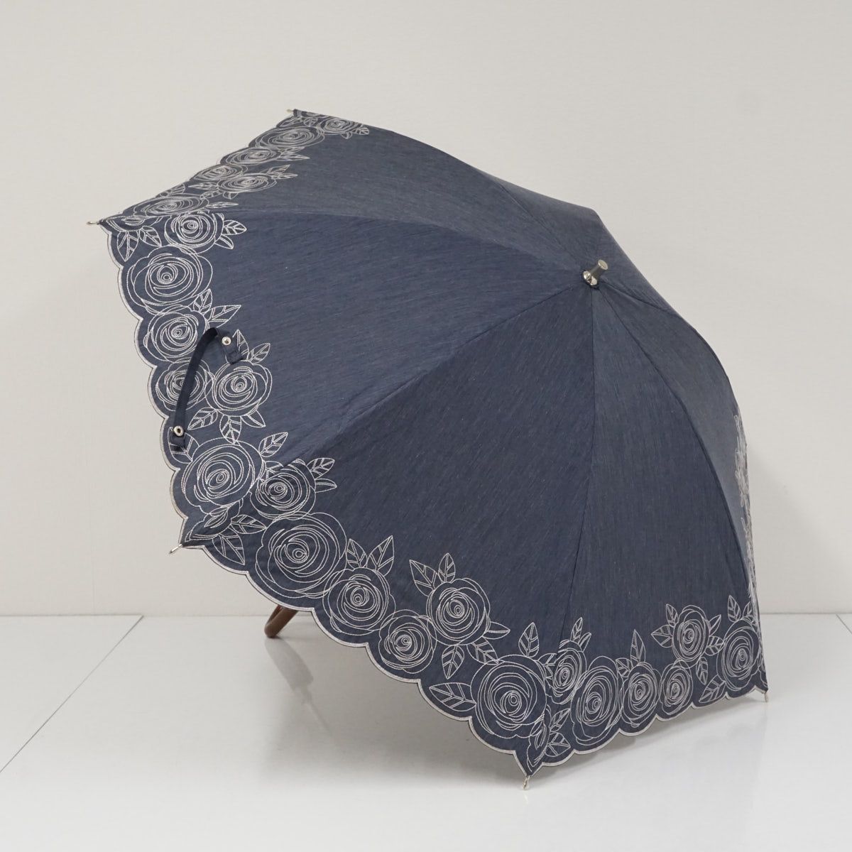 晴雨兼用日傘 NINA RICCI ニナリッチ USED美品 サマーシールドLII 刺繍