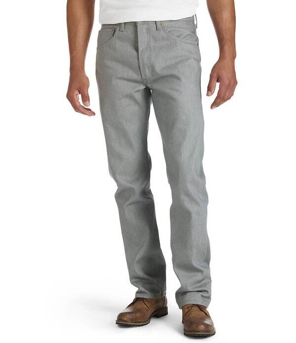 リーバイス メンズ ボトムス デニムパンツ ジーンズ LevisR 501 Original ShrinktoFit Jeansilverigid シルバー