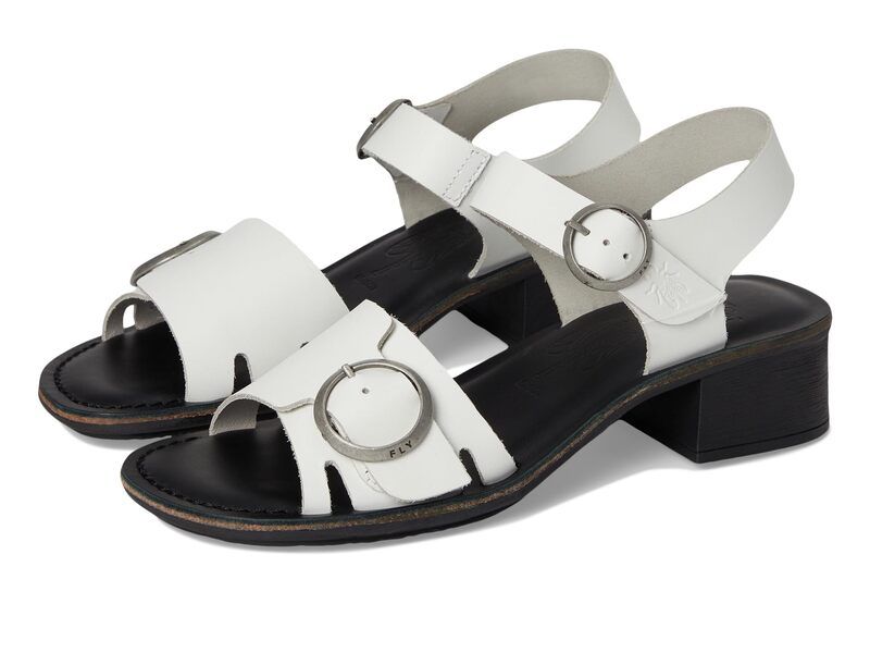 フライロンドン レディース シューズ ヒール FLY LONDON EBLI238FLY WhiteBlack ホワイト