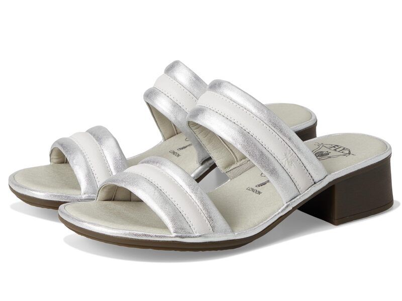 フライロンドン レディース シューズ ヒール FLY LONDON EITY580FLY SilverWhite ホワイト