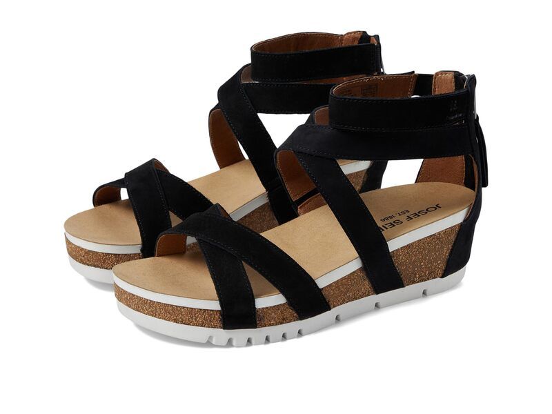 ジョセフセイベル レディース シューズ ヒール Josef Seibel Quinn 05 Black Softnubuk ブラック