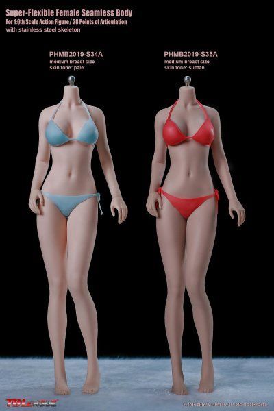 TBLeague 1/6スケール 超柔軟性シームレス 女性 素体 S35A