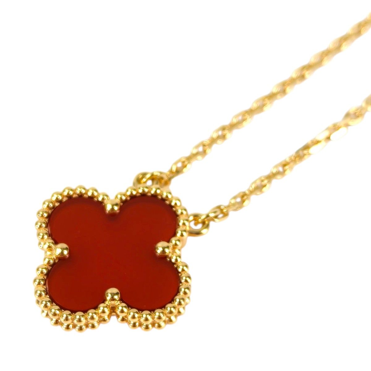 ヴァンクリーフ　アルハンブラ カーネリアン　ヴィンテージ Van Cleef ＆ Arpels ヴァンクリーフ＆アーペル ヴィンテージ