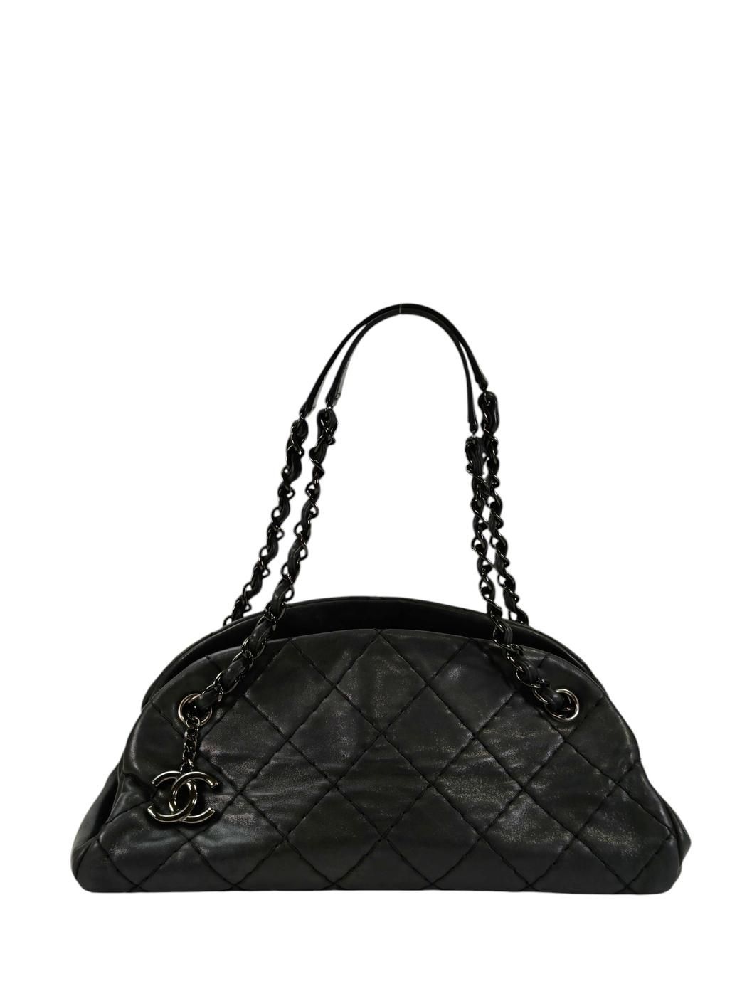 CHANEL マドモアゼル ボーリング ショルダーバッグ ブラック 管理番号