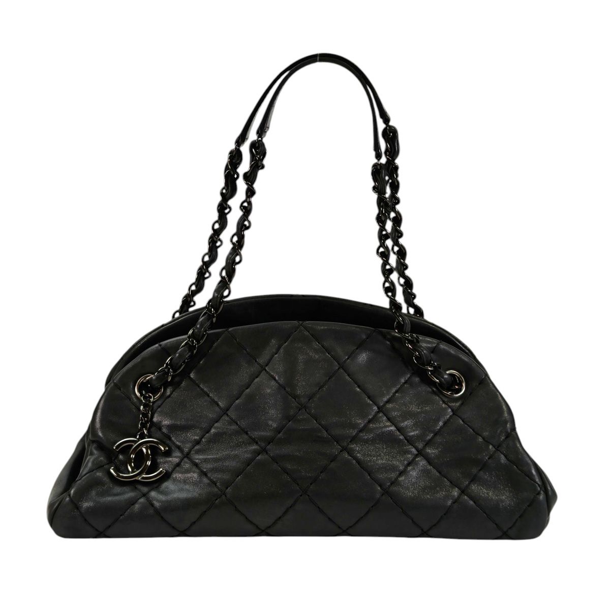 CHANEL マドモアゼル ボーリング ショルダーバッグ ブラック 管理番号 