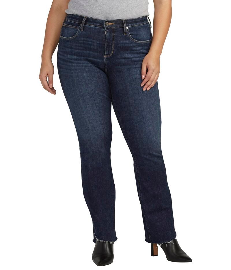 ジャグジーンズ レディース ボトムス デニムパンツ ブーツカット プラスサイズ ブーツ Jag Jeans Plusizeloise MidRise Bootcut Jeans Brisk Blue ブルー