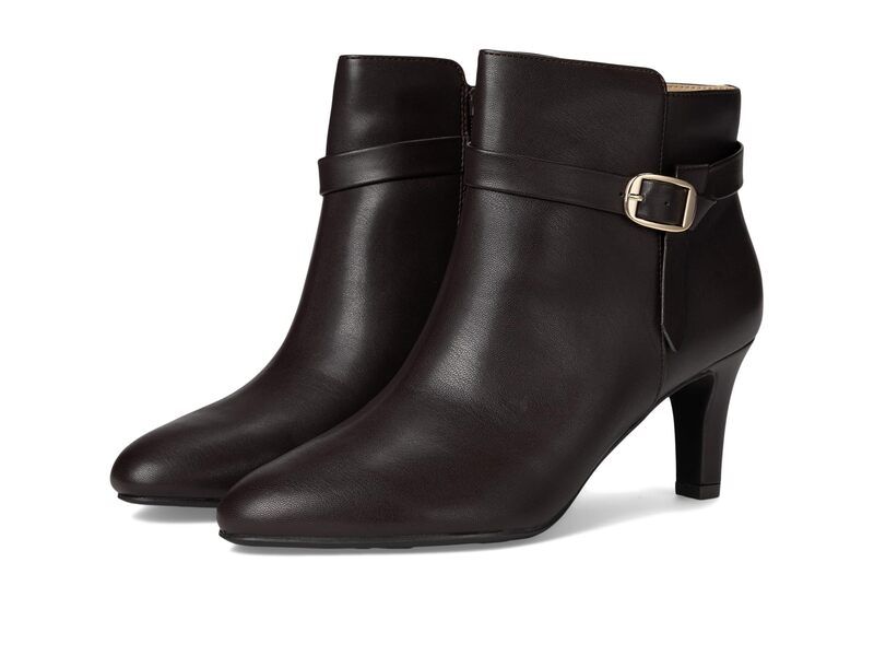 ライフストライド レディース シューズ ブーツ・レインブーツ LifeStride Guild 3 Zip Short Boots Dark Chocolate チョコレート