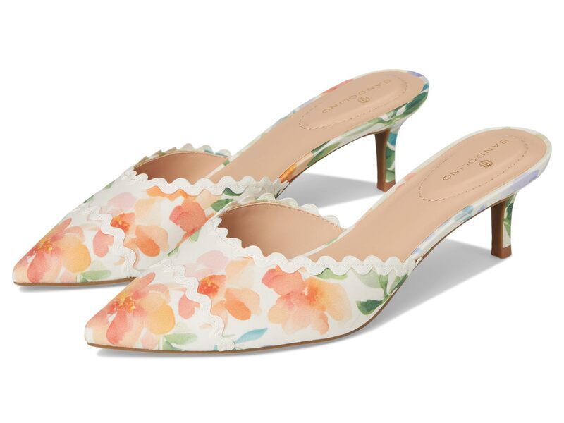 バンドリーノ レディース シューズ ヒール Bandolino Mymy Peach Dreamy Floral MultiIvory アイボリー