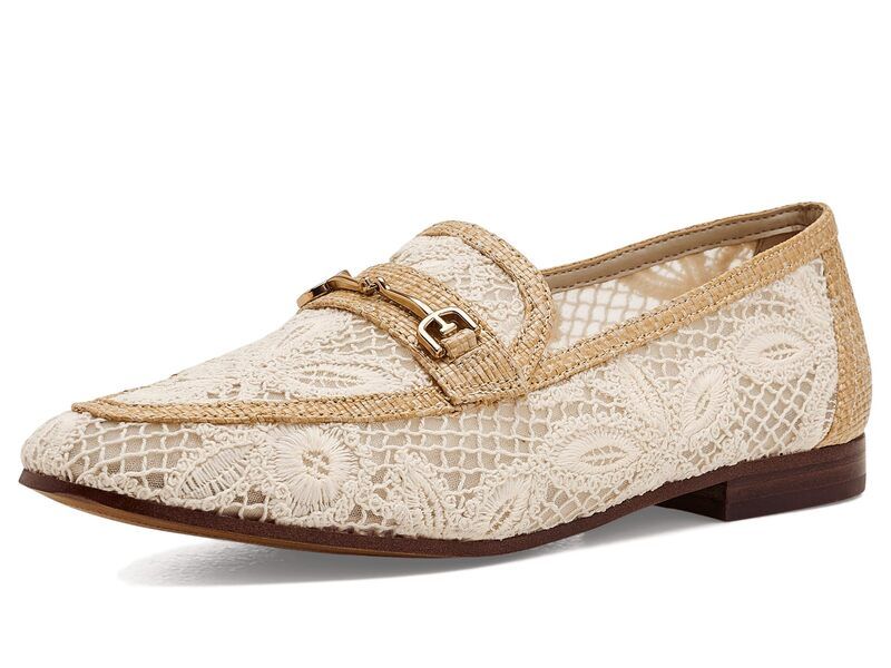 サムエデルマン レディース シューズ スリッポン・ローファー メッシュ Sam Edelman Loraine Mesh Warm Ivory アイボリー