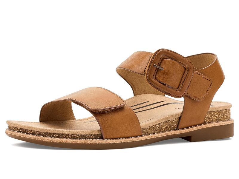 エイトレックス レディース シューズ ヒール サンダル Aetrex Claire Adjustable Sandal Cognac