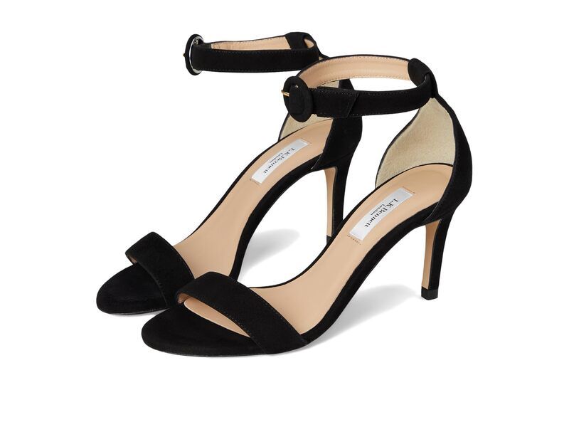 エルケーベネット レディース シューズ ヒール サンダル LK Bennett Ivy Single Strap Sandals Black ブラック