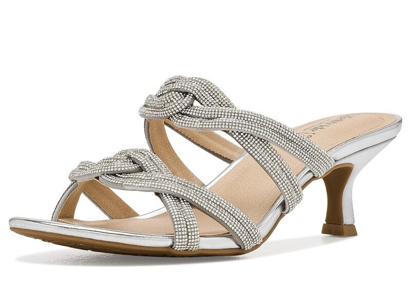 ライフストライド レディース シューズ ヒール サンダル LifeStride Nightout Slide Sandalsilver シルバー