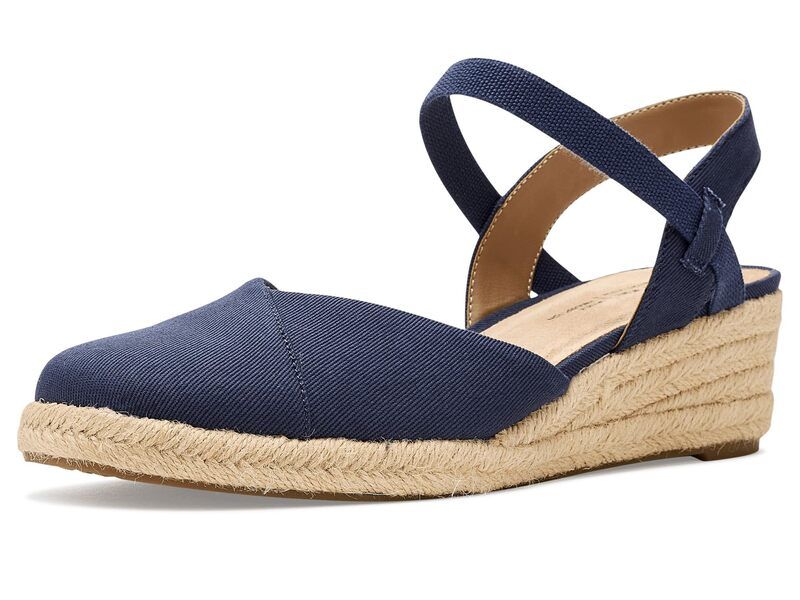 ライフストライド レディース シューズ ヒール LifeStride Pilar Espadrille Shoes Lux Navy ネイビー