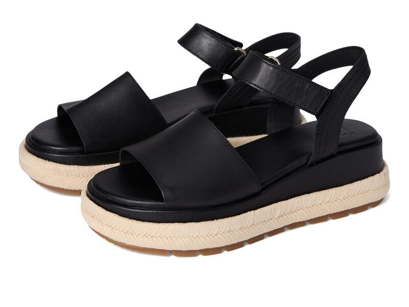 ソレル レディース シューズ サンダル プラットフォーム SOREL Sunpeak Platform Sandals BlackGum 2 ブラック