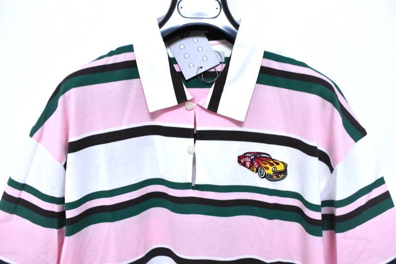 定価2万6400円】新品 ラッセルノ ゴルフ ボーダー ポロシャツ 4(M) RS