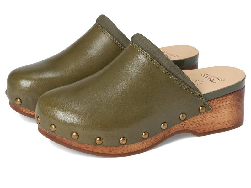 ダンスコ レディース シューズ ヒール Dansko Andie Olive Calf オリーブ
