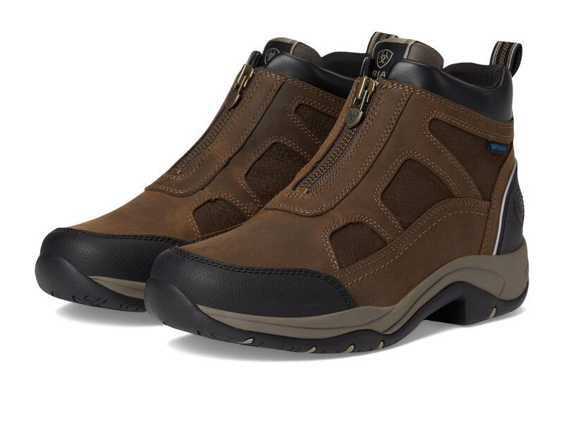 アリアト レディース シューズ ブーツ・レインブーツ Ariat Terrain Zip Waterproof Boots Palm Brown ブラウン