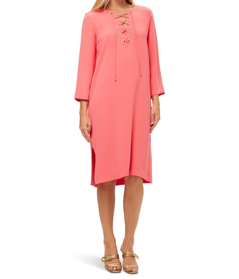 トリーナターク レディース トップス ワンピース ミディ Trina Turk Catamaran Midi Dress Coral Crush コーラル