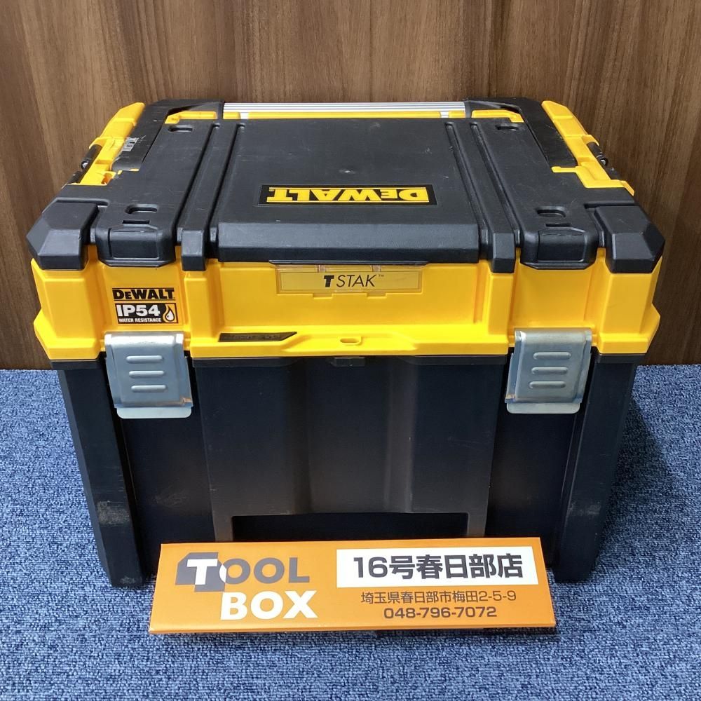 【中古】DEWALT/デウォルト DWST83343-1 ラージボックス 工具箱 [201]