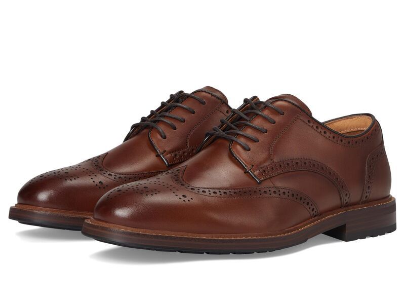 フローシャイム メンズ シューズ オックスフォード Florsheim Anthem Wing Tip Oxford Brown ブラウン
