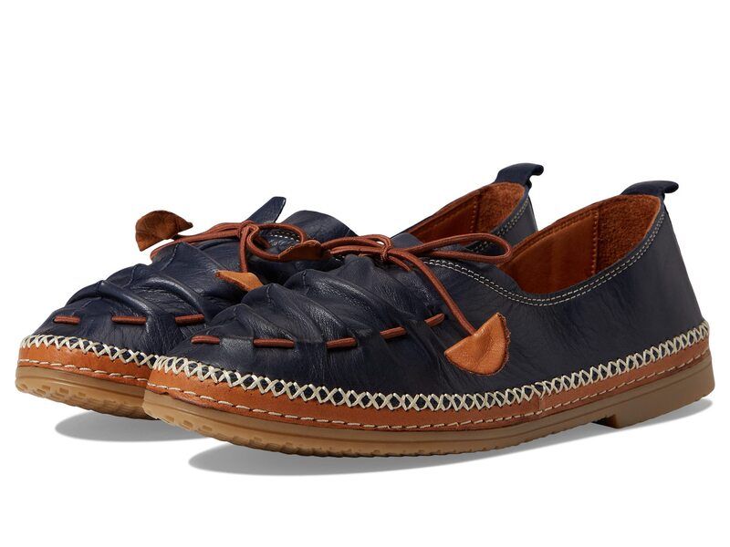 スプリングステップ レディース シューズ スリッポン・ローファー Spring Step Berna Navy ネイビー