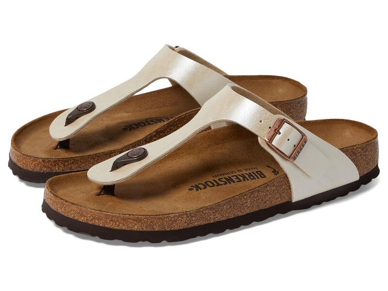 ビルケンシュトック レディース シューズ サンダル Birkenstock Gizeh BirkoFlor Birkibuc Graceful Pearl パール