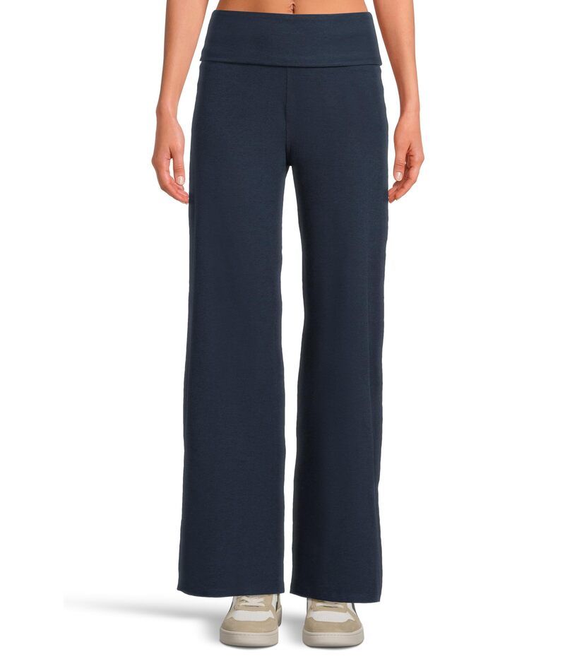 ビヨンドヨガ レディース ボトムス カジュアルパンツ ワイドレッグ Beyond Yoga Spacedye Foldover Wide Leg Pants Nocturnal Navy ネイビー