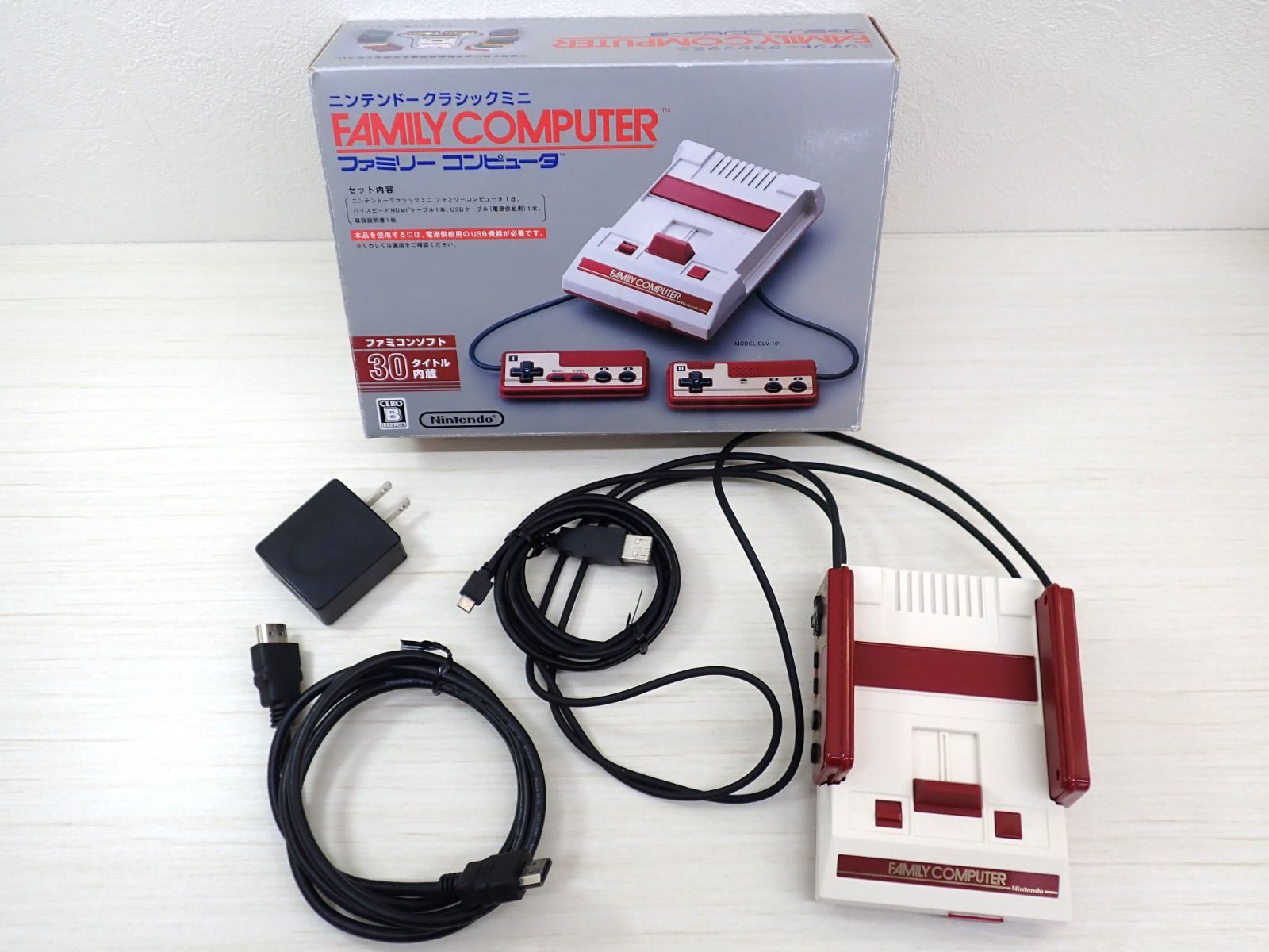 ニンテンドークラシックミニ ファミリーコンピュータ 動作確認済み