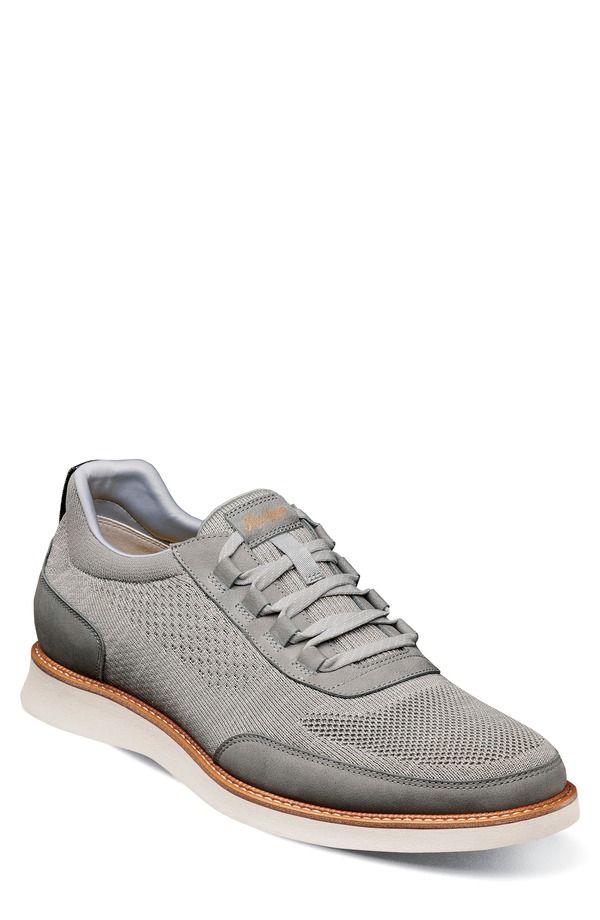 フローシャイム メンズ シューズ オックスフォード スニーカー レース ニット Florsheim Launch Elastic Lace Knit Sneaker Gray グレー