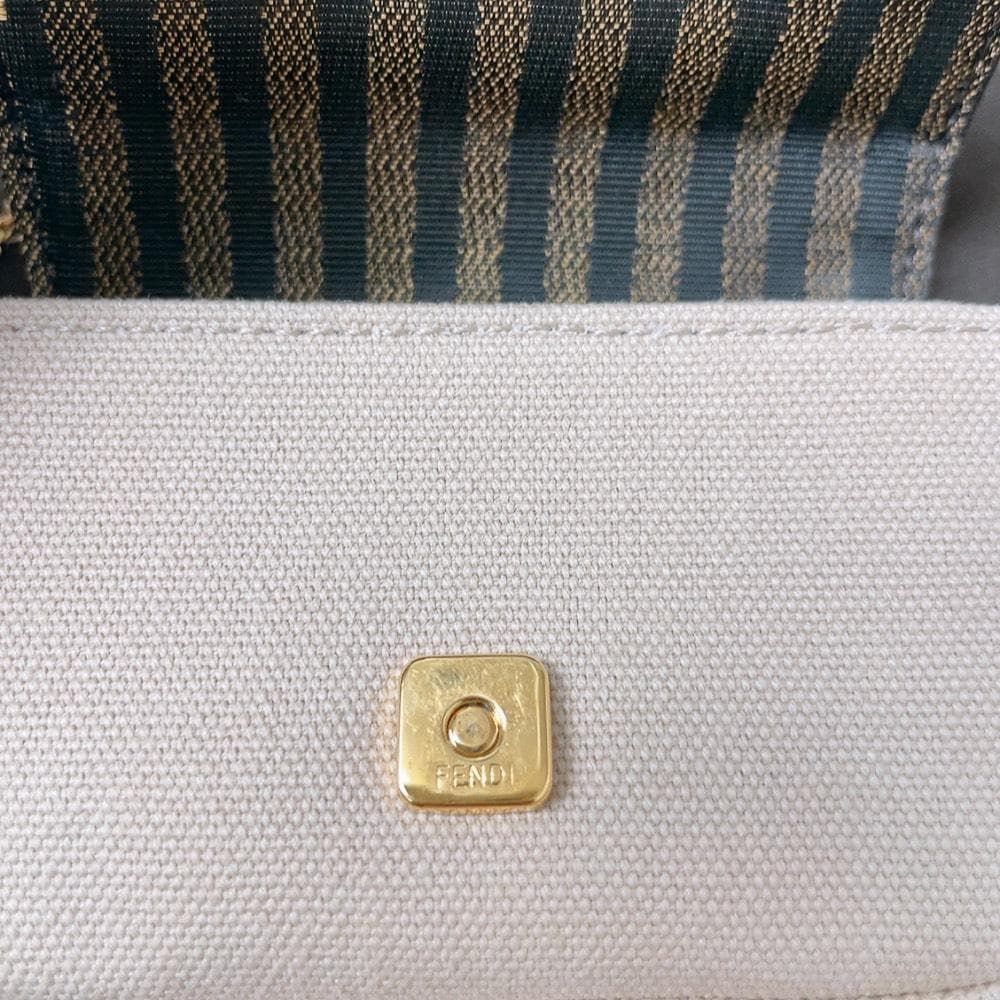 FENDI フェンディ ナノ バゲット チャーム 7AS045 2way ズッカ ミニ