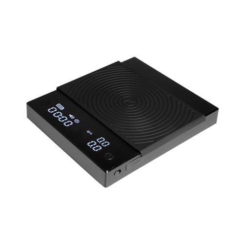 TIMEMORE タイムモア Black Mirror Basic 2.0 コーヒー スケール 高精度 計量器 精度0.1g 測量範囲0.5ｇ-2000g タイマー機能付き はかり オートオフ機能付き ブラックmi 6a7ba437