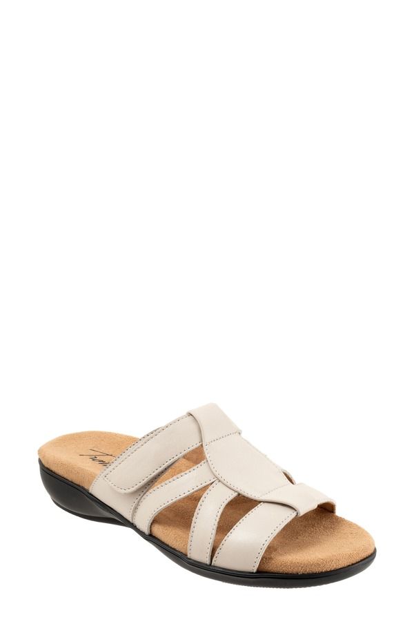 トロッターズ レディース シューズ ヒール サンダル Trotters Ramona Slide Sandal Ivory アイボリー