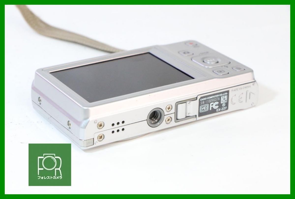 動作保証・点検済】良品□到着後即使える□CASIO EXILIM EX-Z27 ｼﾙﾊﾞｰ