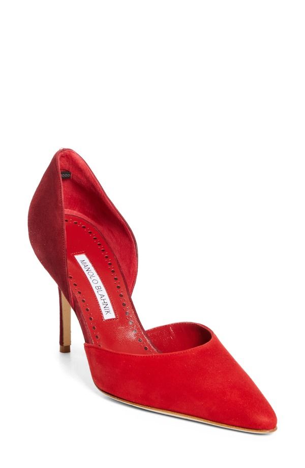 マノロ ブラニク レディース シューズ パンプス Manolo Blahnik Taylerbinu dOrsay Pump Red 6208Red 6039 レッド 141,900円