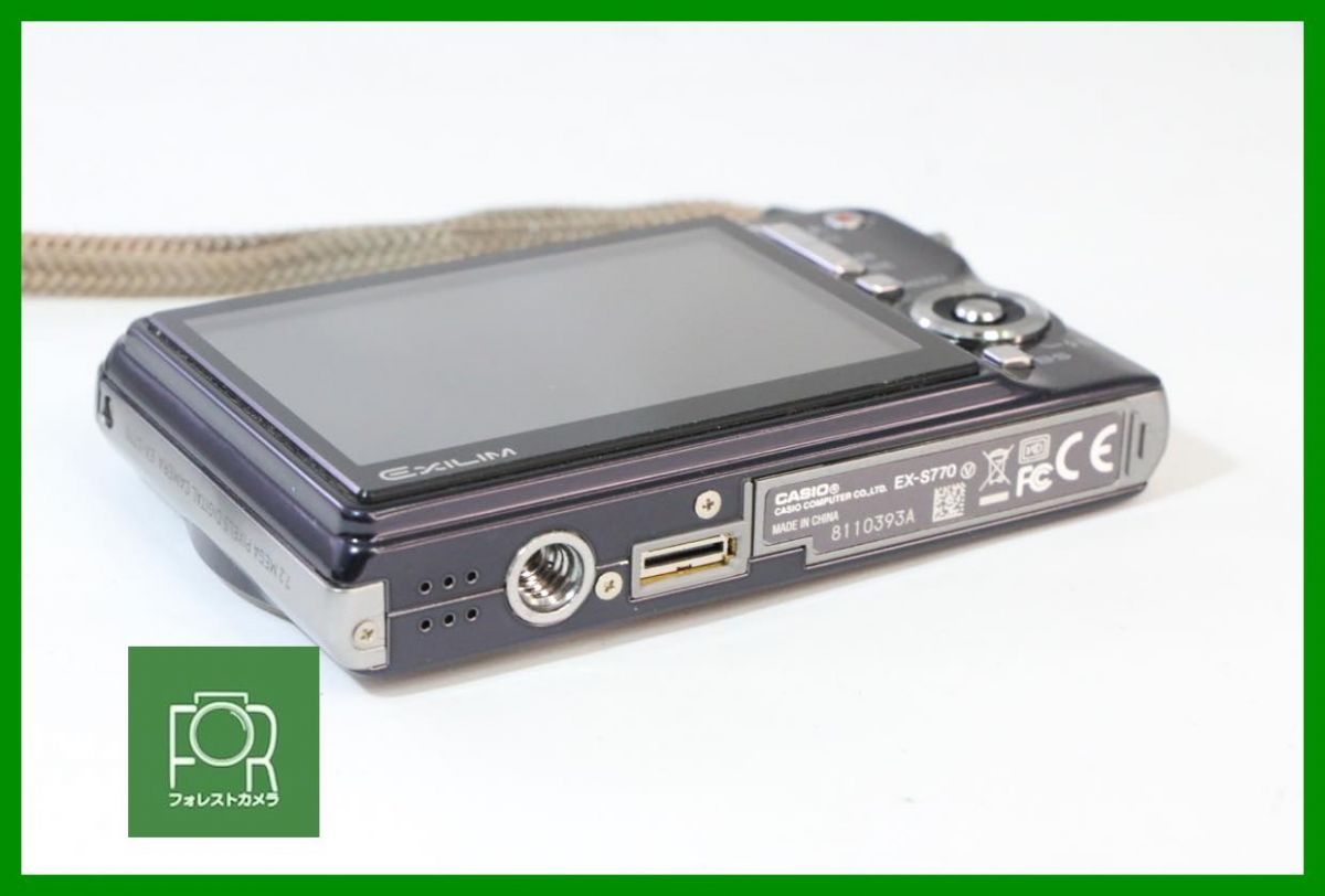 動作保証・点検済】良品□CASIO EXILIM EX-S770□□バッテリー付き