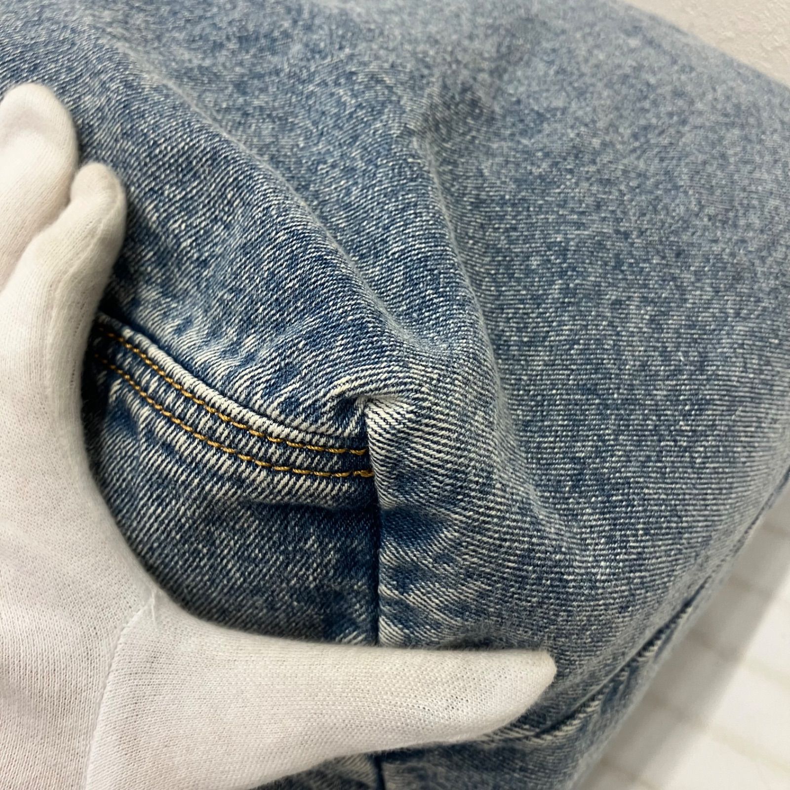 3140 Matin Kim マーティンキム トートバッグ デニム ウォッシュ加工 