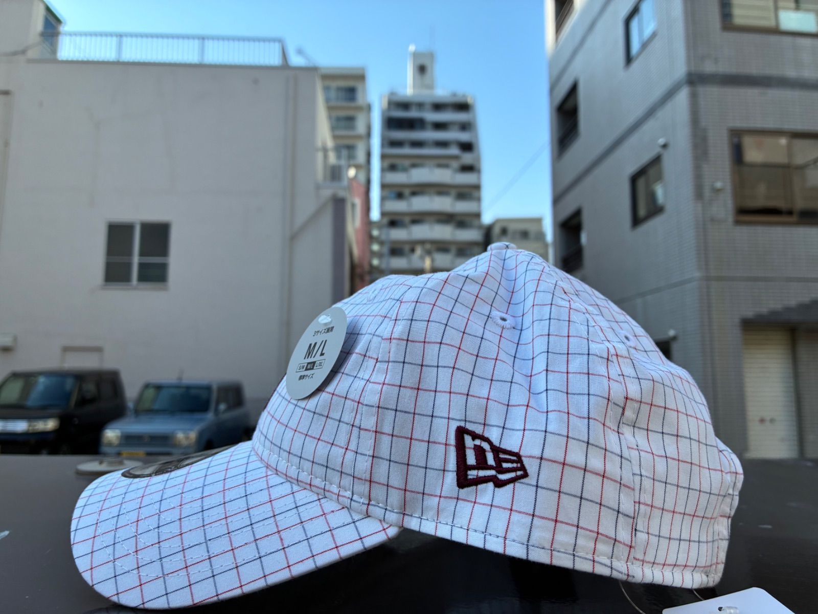 NEW ERA 9TWENTY Father's Day サンディエゴ・パドレス チェーンステッチ チェック マルチカラー M/Lサイズ ¥5280 ＋ 送料¥550