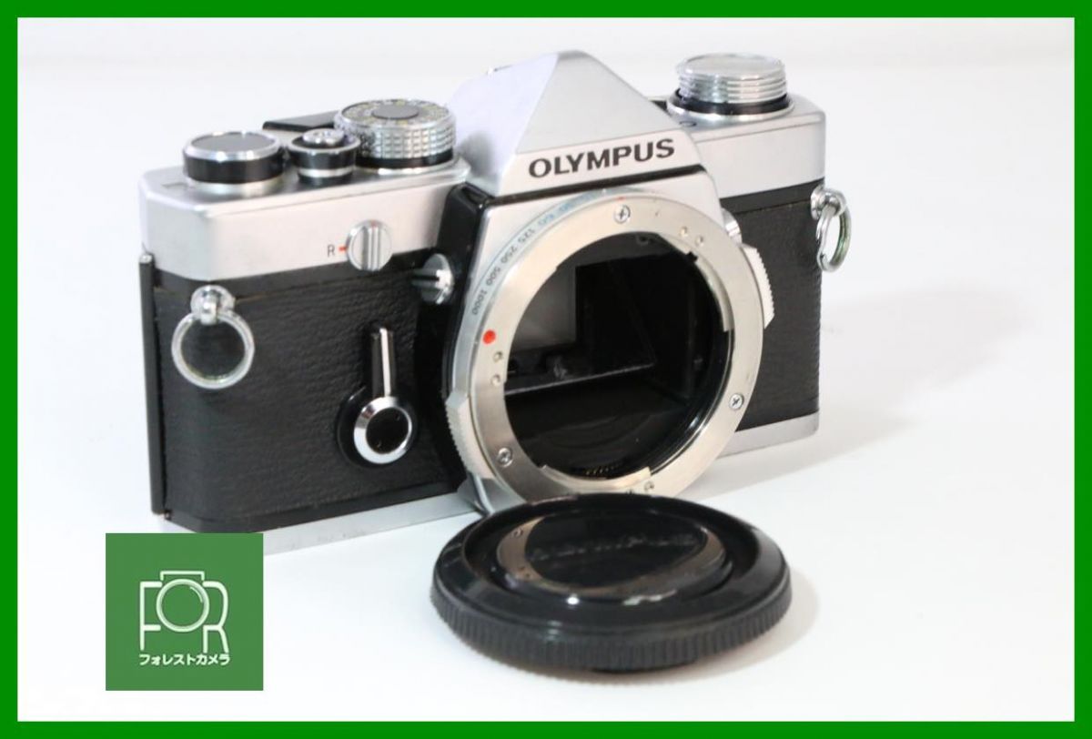 優良品 olympus om1 銀 ＊プリズム腐食なし 露出計ok シャッター全速快調 動作保証・点検済】良品□OLYMPUS OM-1 ボディ□□シャッター全速