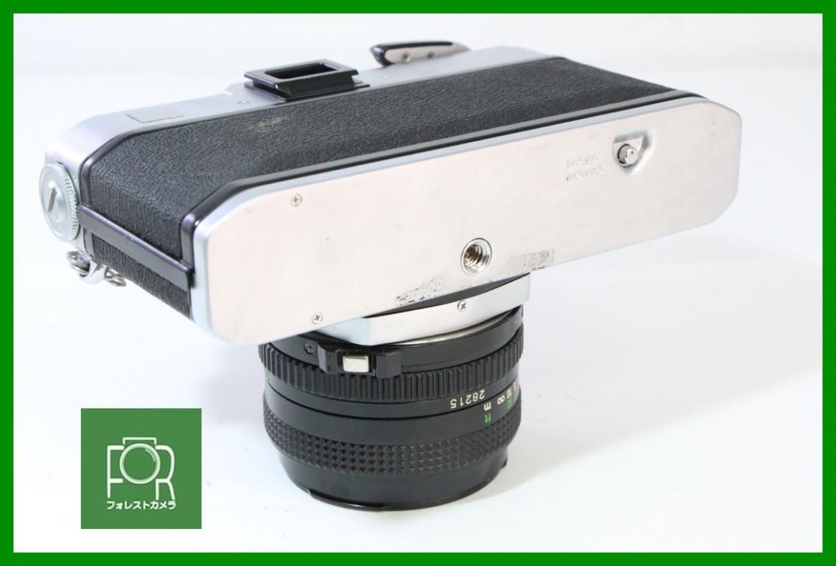 動作保証・点検済】良品□Canon FTb QL ｼﾙﾊﾞｰ / NEW FD 50mm F1.8