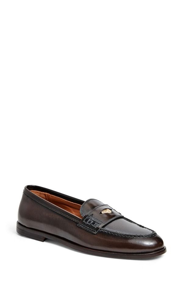 ブルーノマグリ レディース シューズ スリッポン・ローファー Bruno Magli Lola Penny Loafer Dark Brown ブラウン