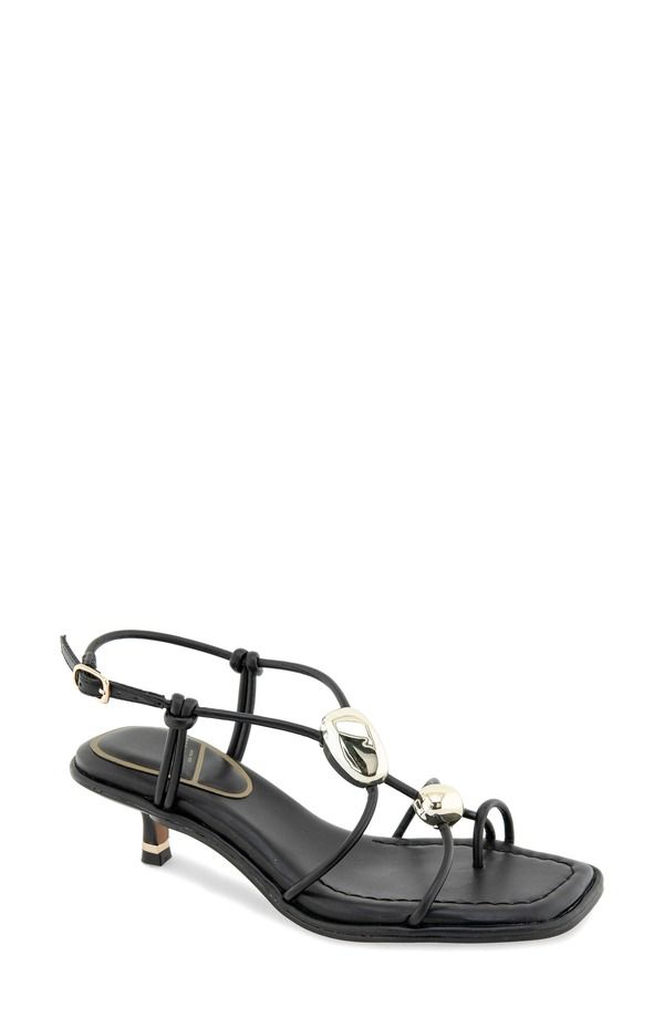 ケネスコール レディース シューズ サンダル ヒール Kenneth Cole Gemma Kitten Heel Sandal Black ブラック